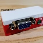 Adaptateur VGA + Jack pour le Raspberry Pi 400