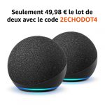 BON PLAN : Deux Echo Dot 4ème génération pour 49,98€ !!!!!