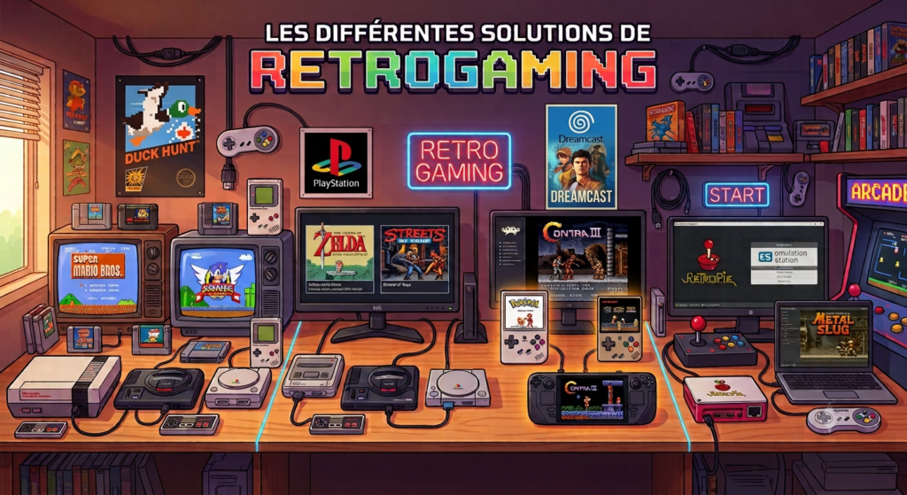 Les différentes solutions de retrogaming