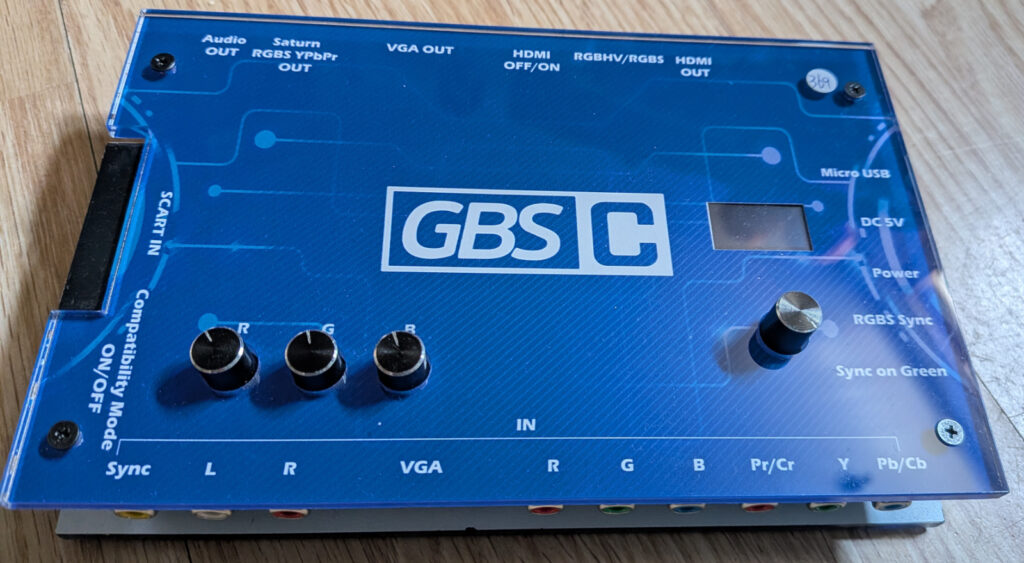 Test du convertisseur GBSC (GBS-Control) : le scaler rétro pas cher